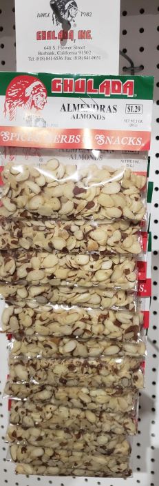 Chulada Almendra Rayada (Almonds Sliced) 12pk