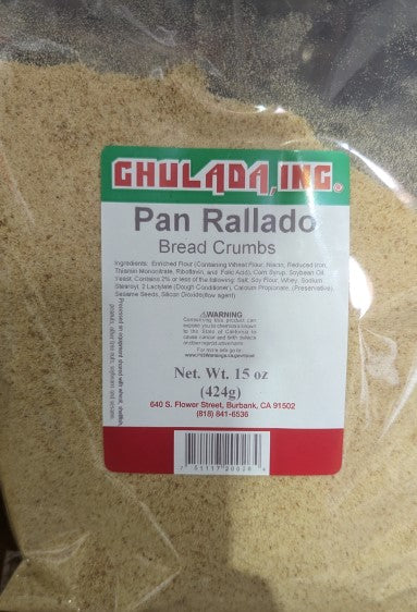 Chulada Pan Molido 15oz