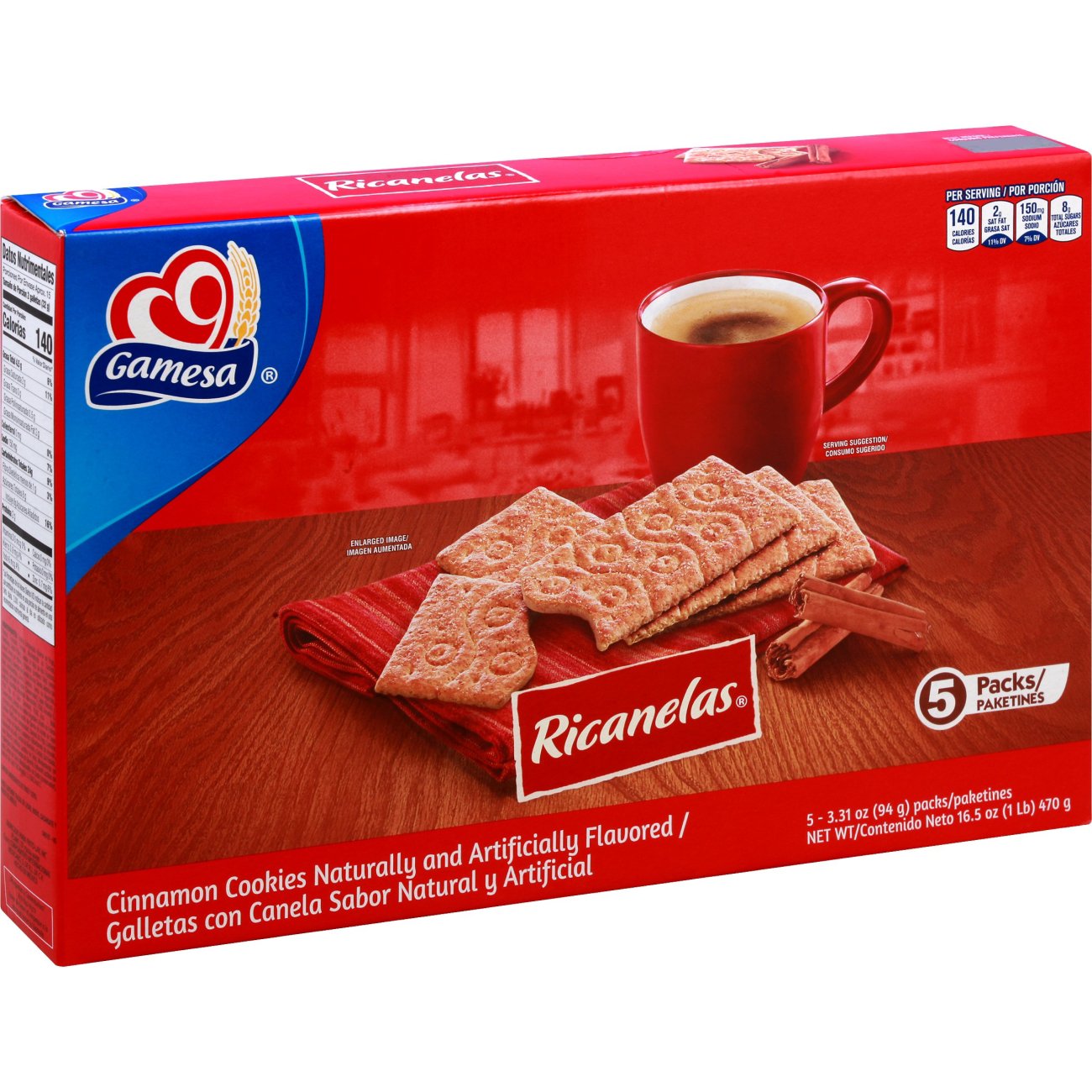 Gamesa Ricanela 16.5oz