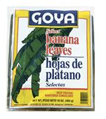 Goya Hoja de Platano (Banana Leaves) 16oz ---------> PICK UP ONLY