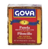 2971- Goya Panela Brown Cane Sugar (Piloncillo) Cuadrada 16oz