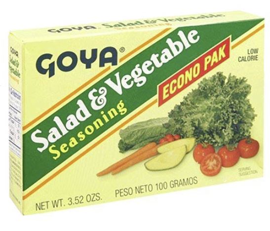 3840- Goya Sazon Ensalada y Verdura (Salad & Vegetable Seasoning) 1.41oz