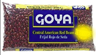 Goya Frijol Rojo De "Seda" Salvadoreño (Central American Red Beans) 24oz