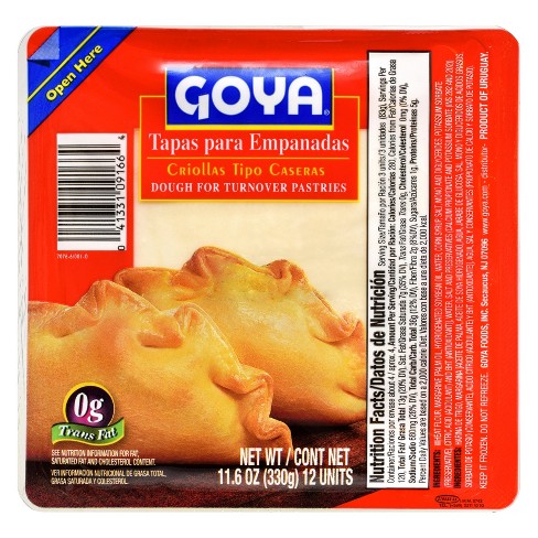 9166- (F) Goya Tapa Criolla 12oz (red with dividers)--------> PICK UP ONLY