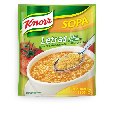Knorr Sopa Letras/Letters 3.5oz
