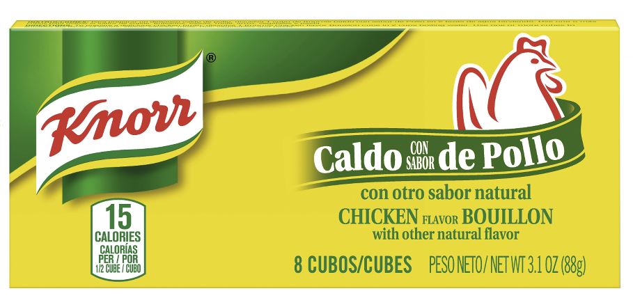 Knorr Caldo de Pollo Cubos 3.1oz