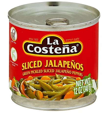 La Costena Sliced Jalapeno 12oz