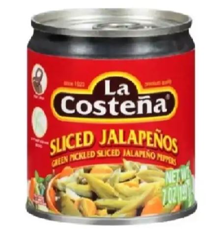 La Costena Sliced Jalapeno 7oz