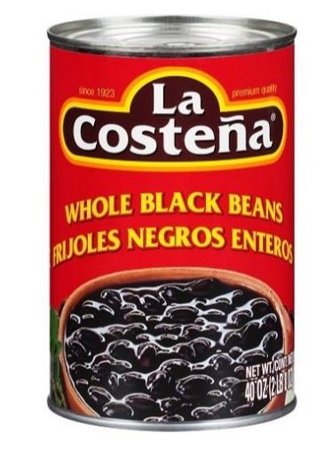 La Costena Whole Black 40oz