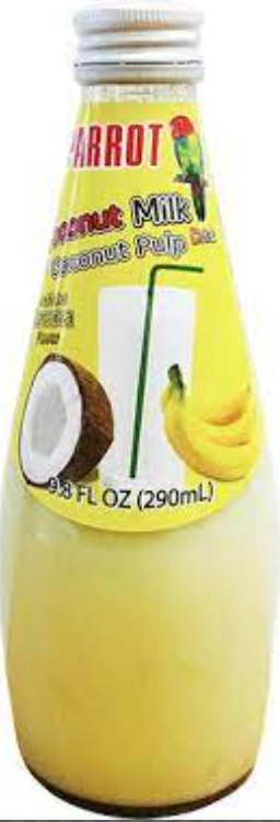 Parrot Coconut milk Banana-------> PICK UP ONLY