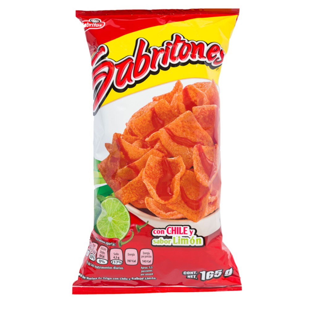 Sabritas Sabritones Chile/Limon 165g