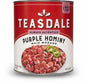 Teasdale Hominy Morado (Indian Purple Corn) 108 oz