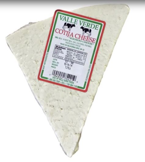 Valle Queso Cotija x Lb------> PICK UP ONLY