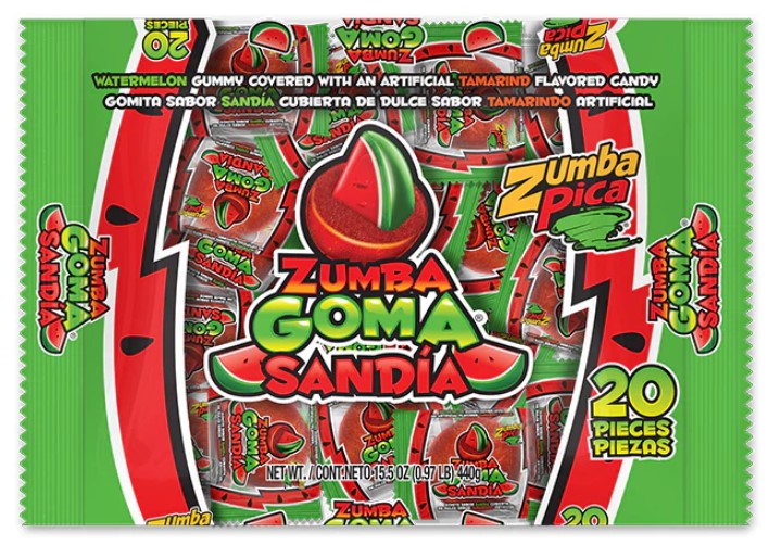 Zumba Goma Sandia 1/20pz